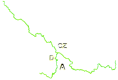 Verlauf der bayerisch-böhmischen Grenzlinie