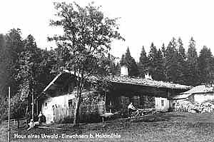 Waldlerhaus mit Legschindeldach bei Haidmühle - © Freilichtmuseum Finsterau